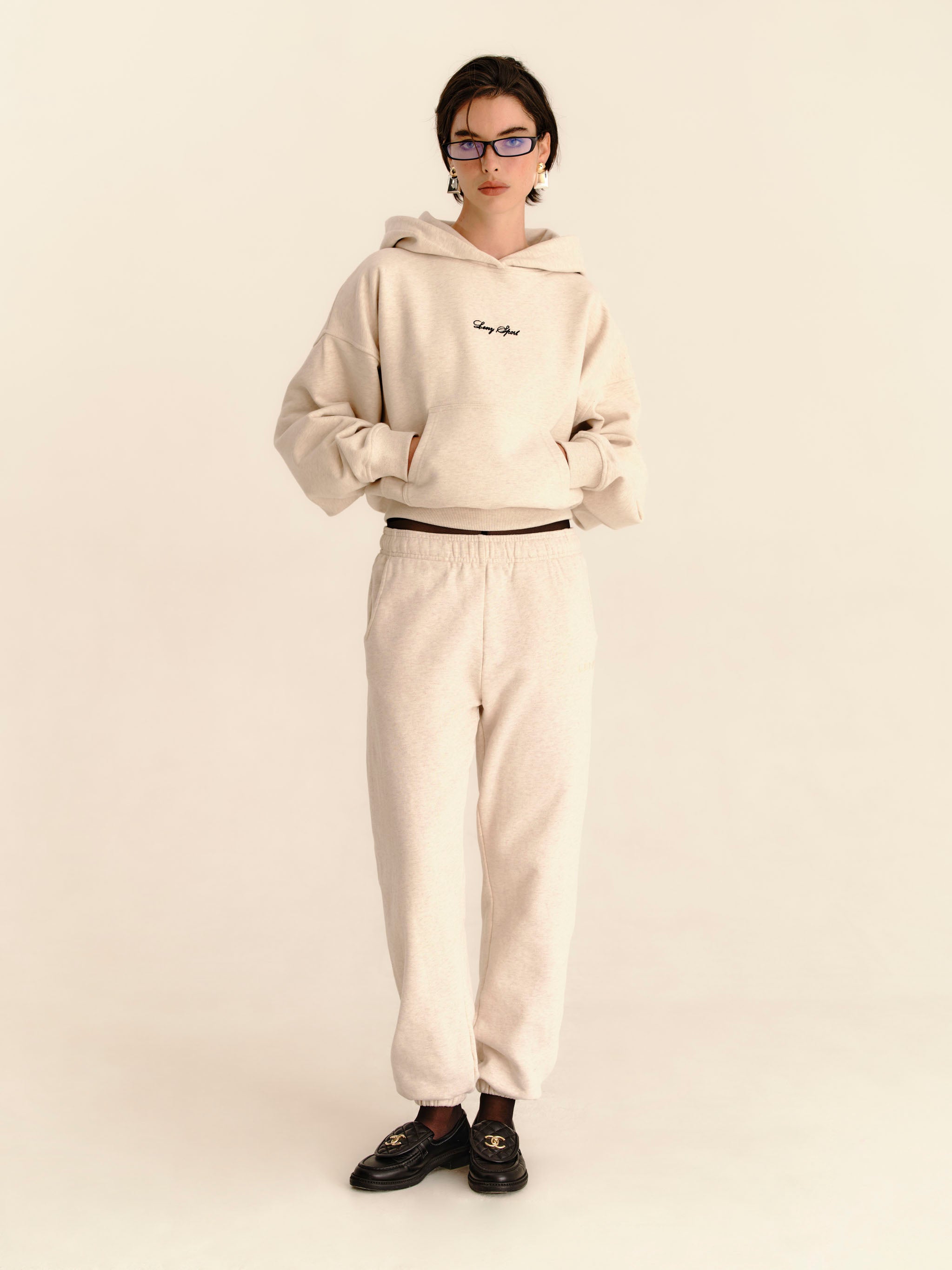 LENY Hoodie - Beige Melange