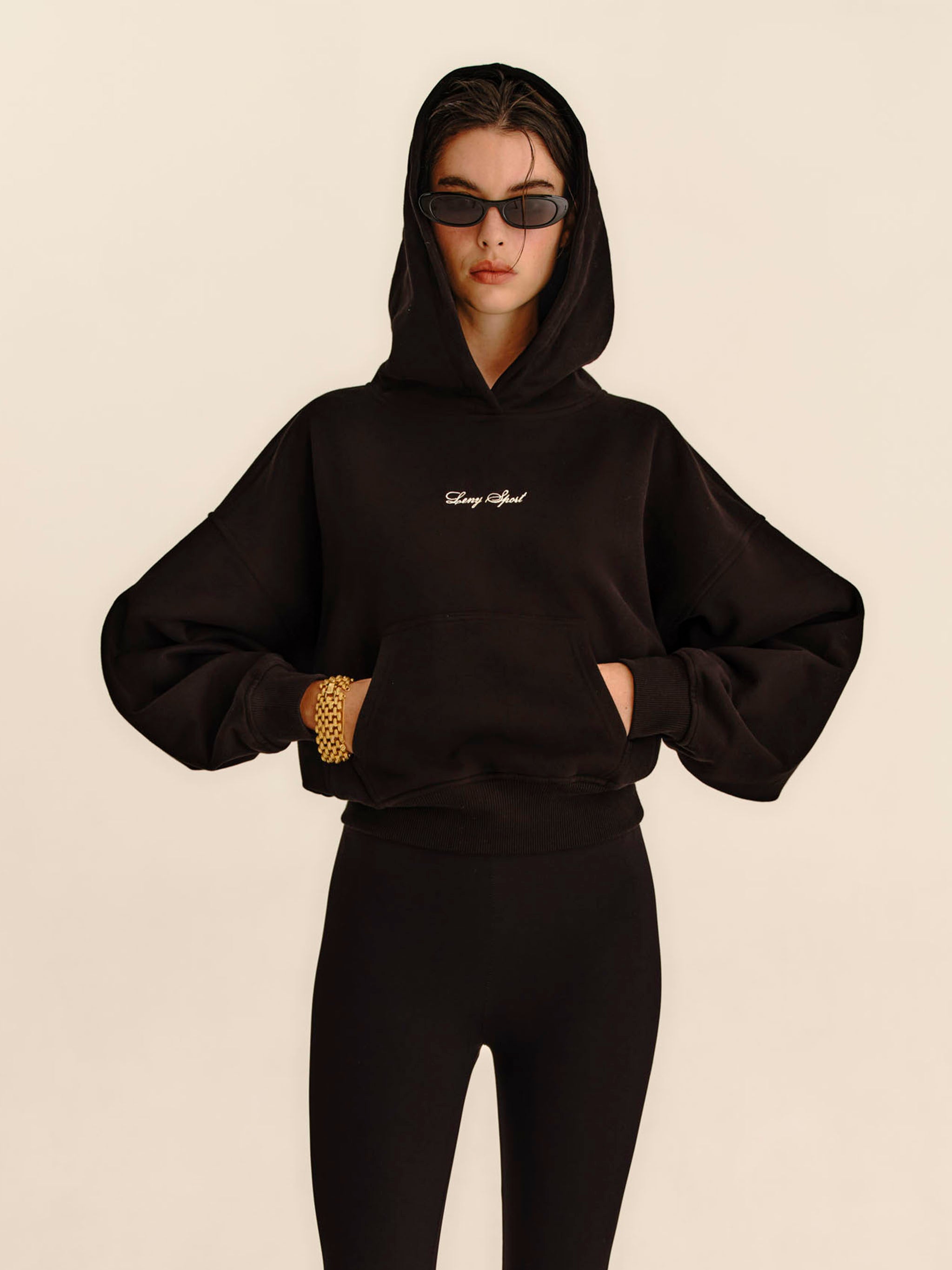 LENY Hoodie - Jet Black