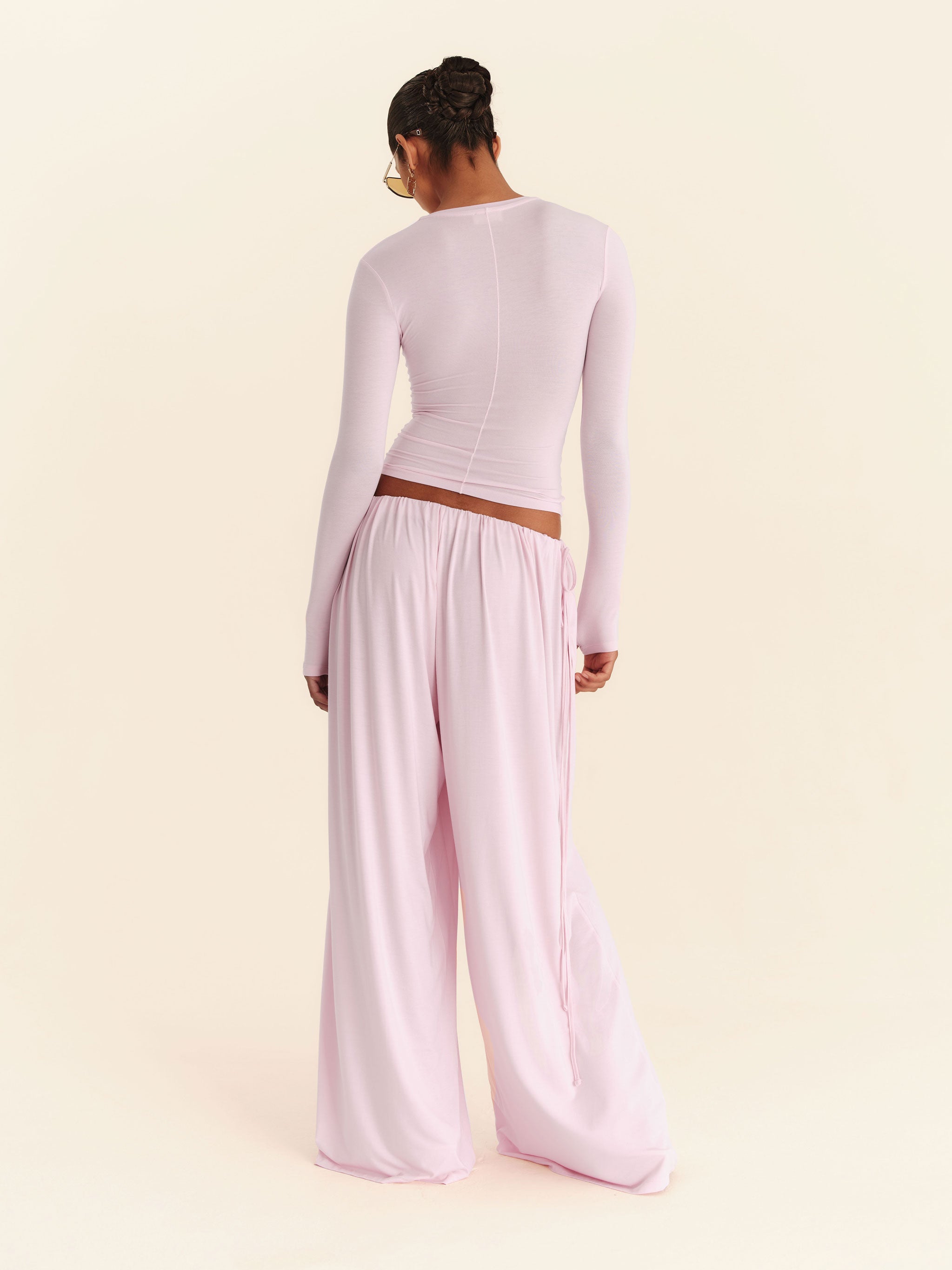 Babydoll Flare Pants - Blossom