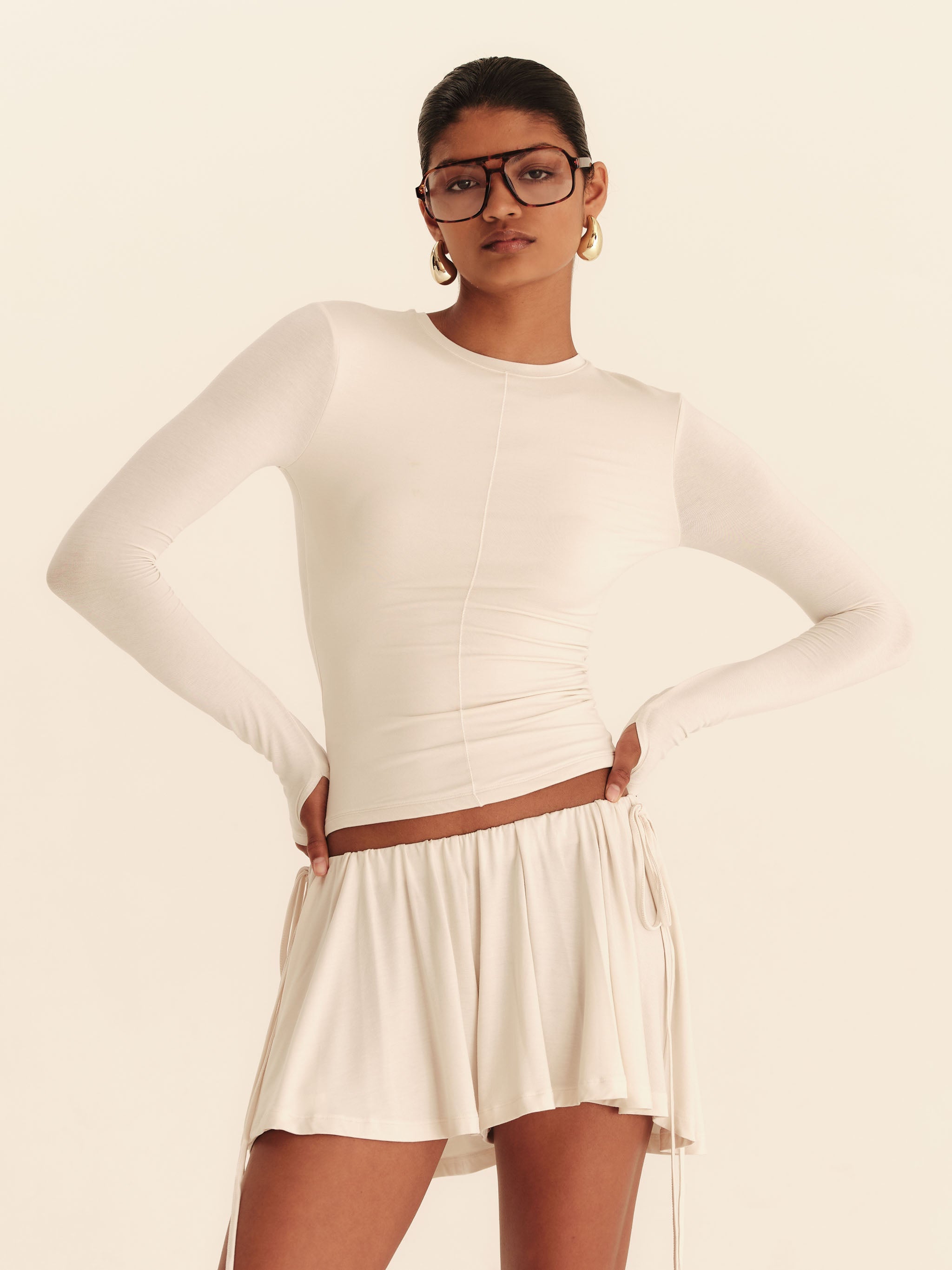 Babydoll Shorts - Pearl