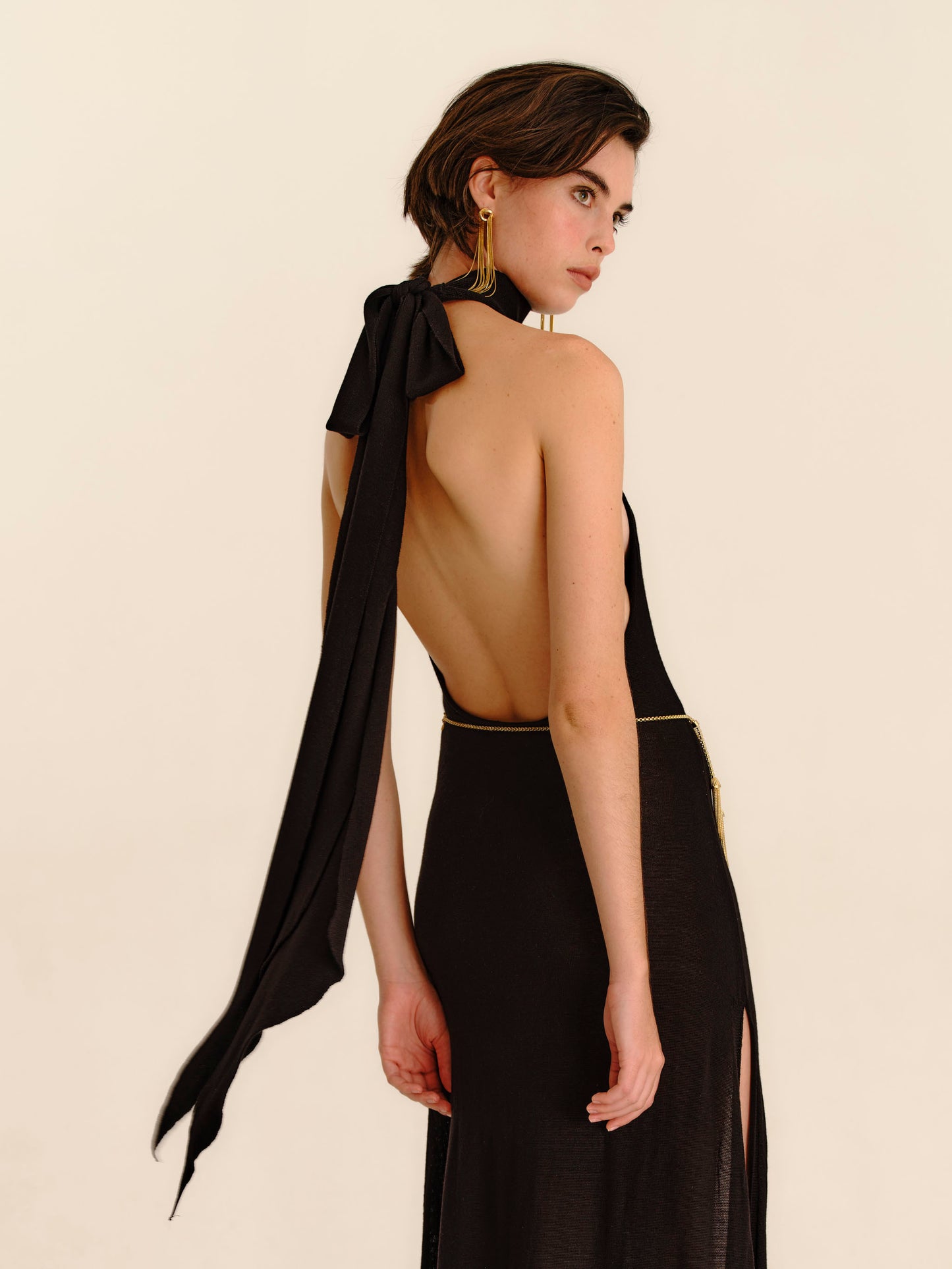 Cascade Dress 2.0 - Jet Black
