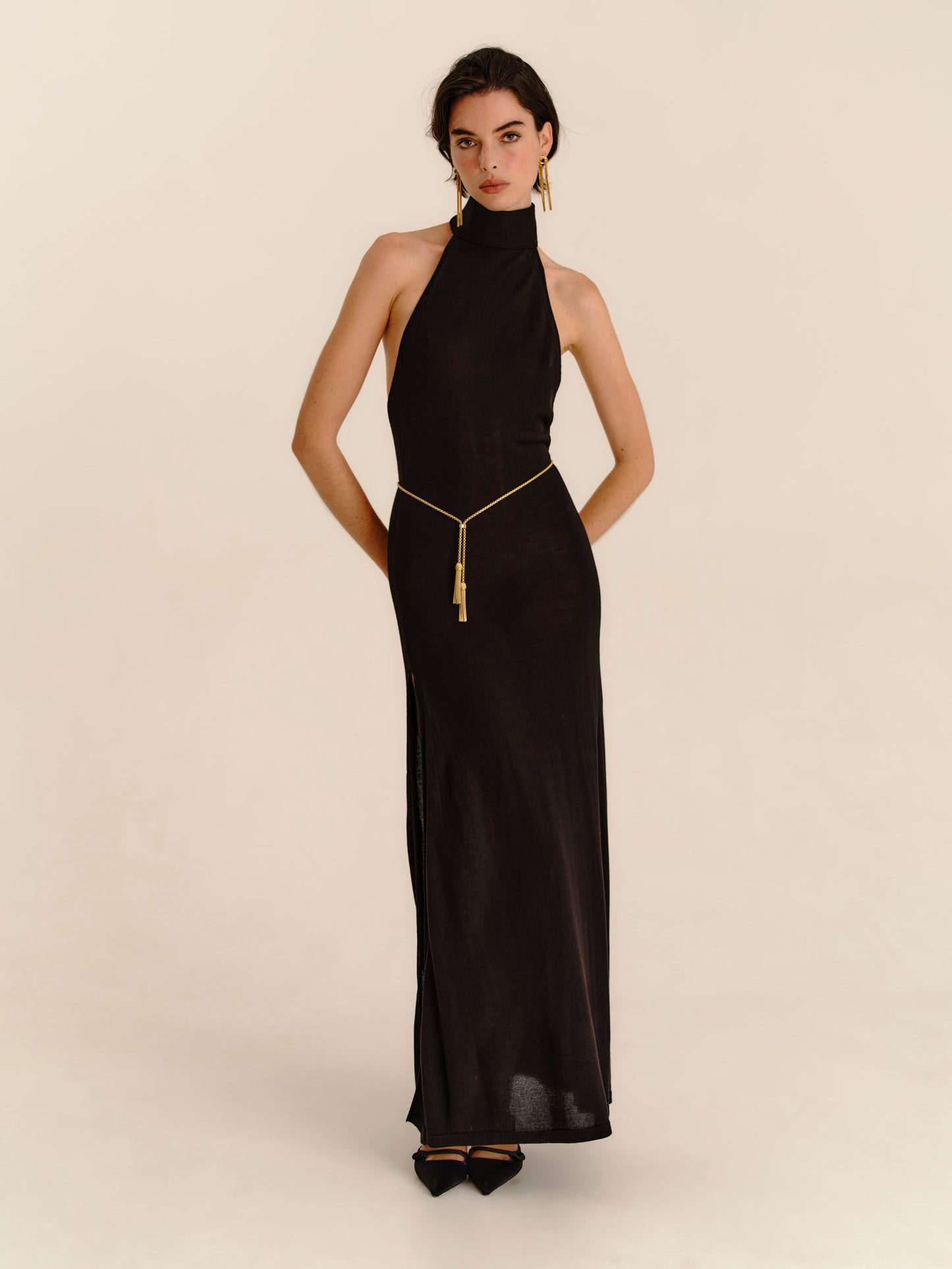 Cascade Dress 2.0 - Jet Black
