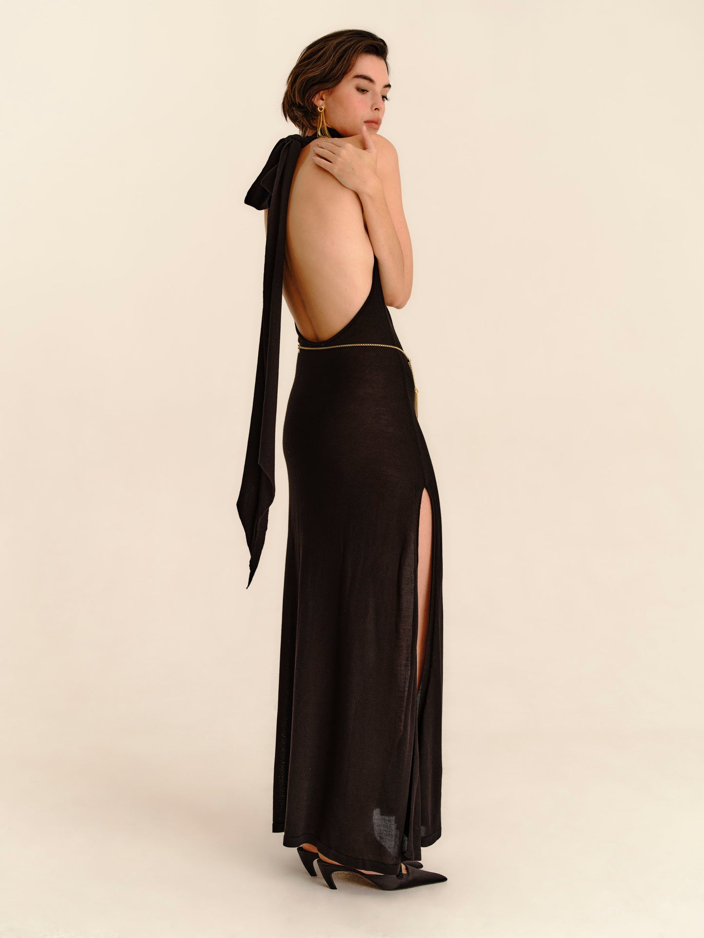 Cascade Dress 2.0 - Jet Black