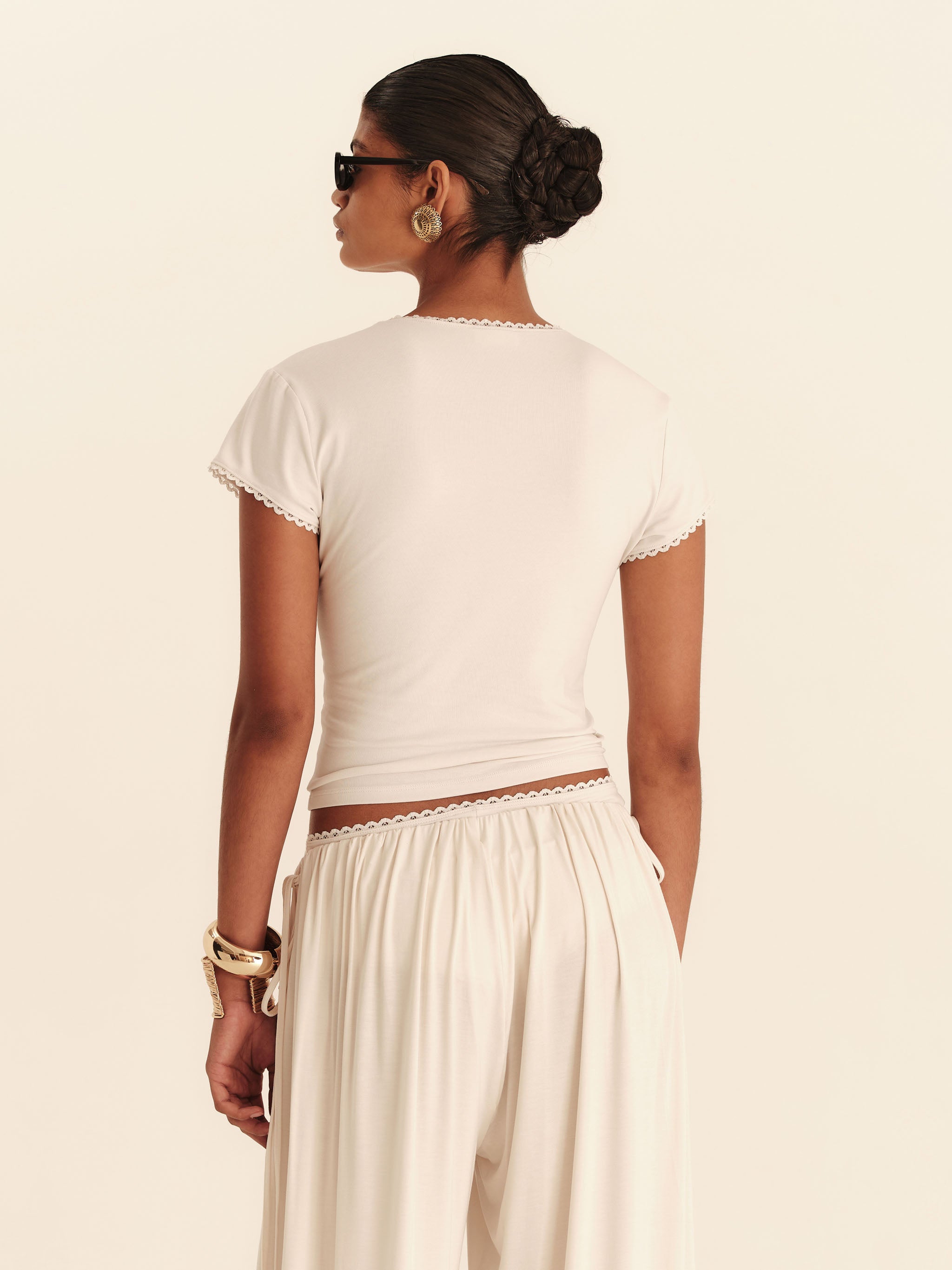 Chérie T-Shirt - Pearl