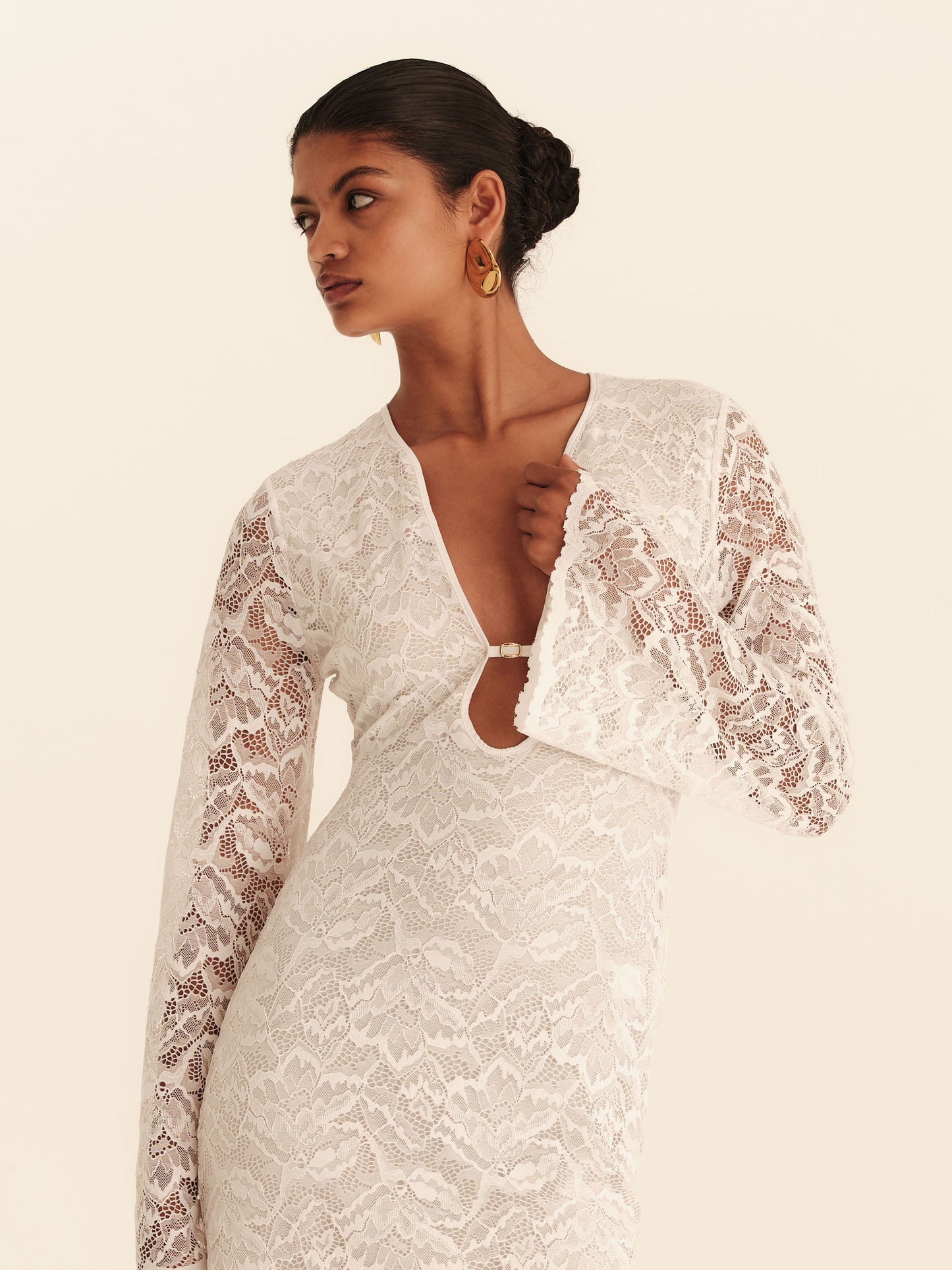 Dolce Lace Dress - Ivory Cream LENY Dolce Lace Dress - Ivory Cream LENY