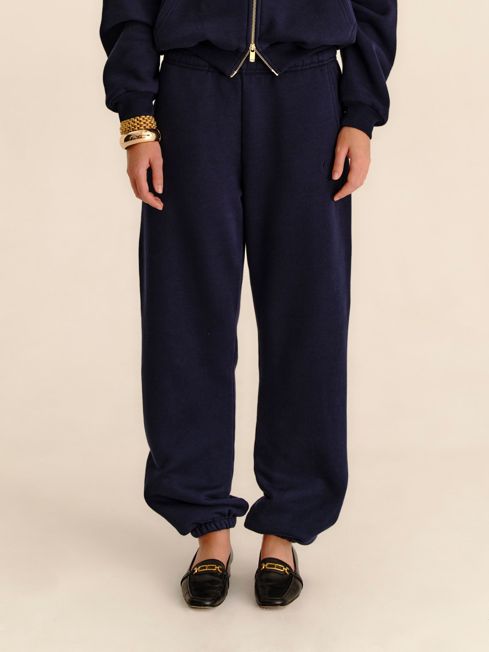 French Terry Sweatpants - Midnight Blue