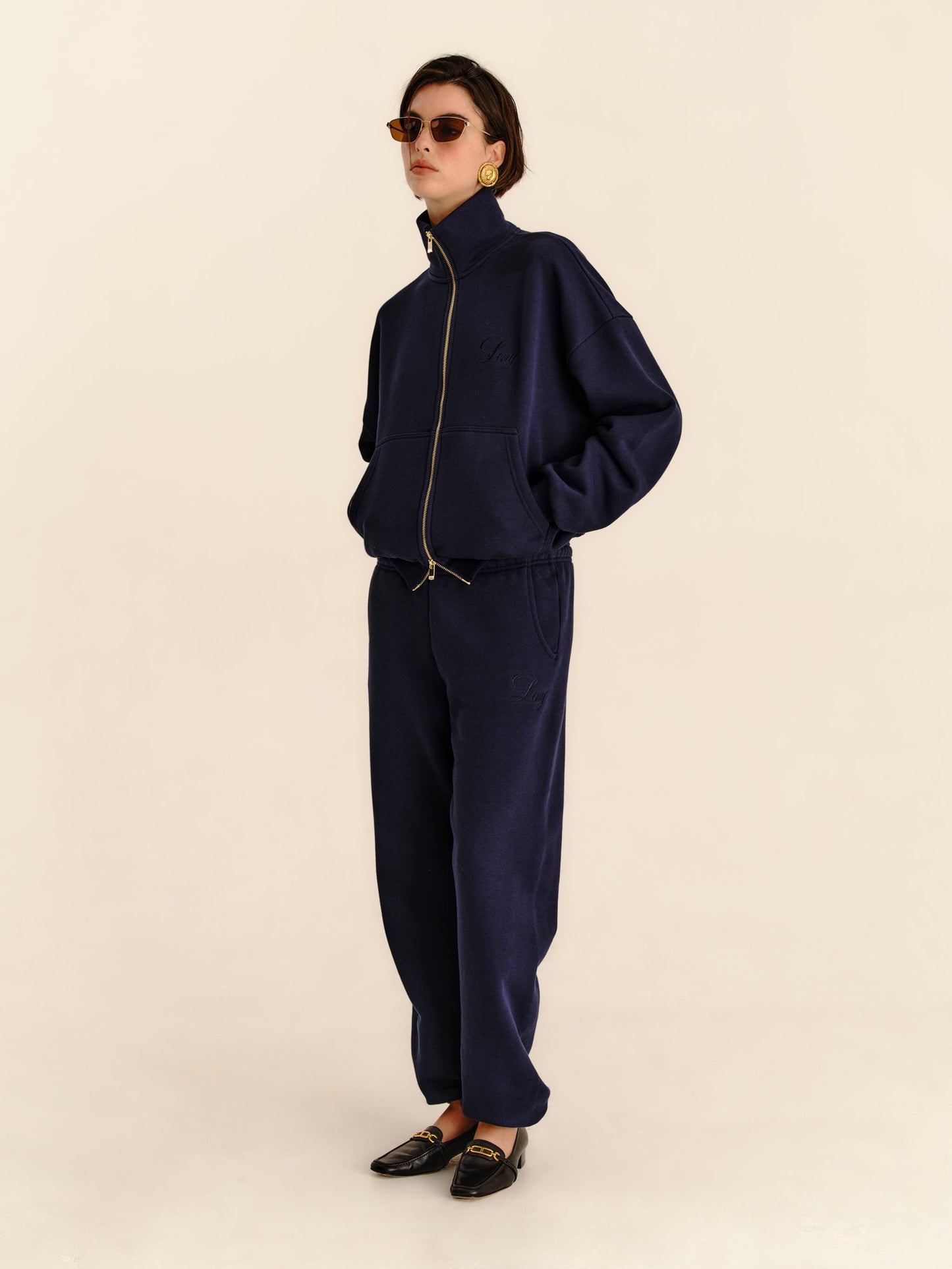 French Terry Sweatpants - Midnight Blue