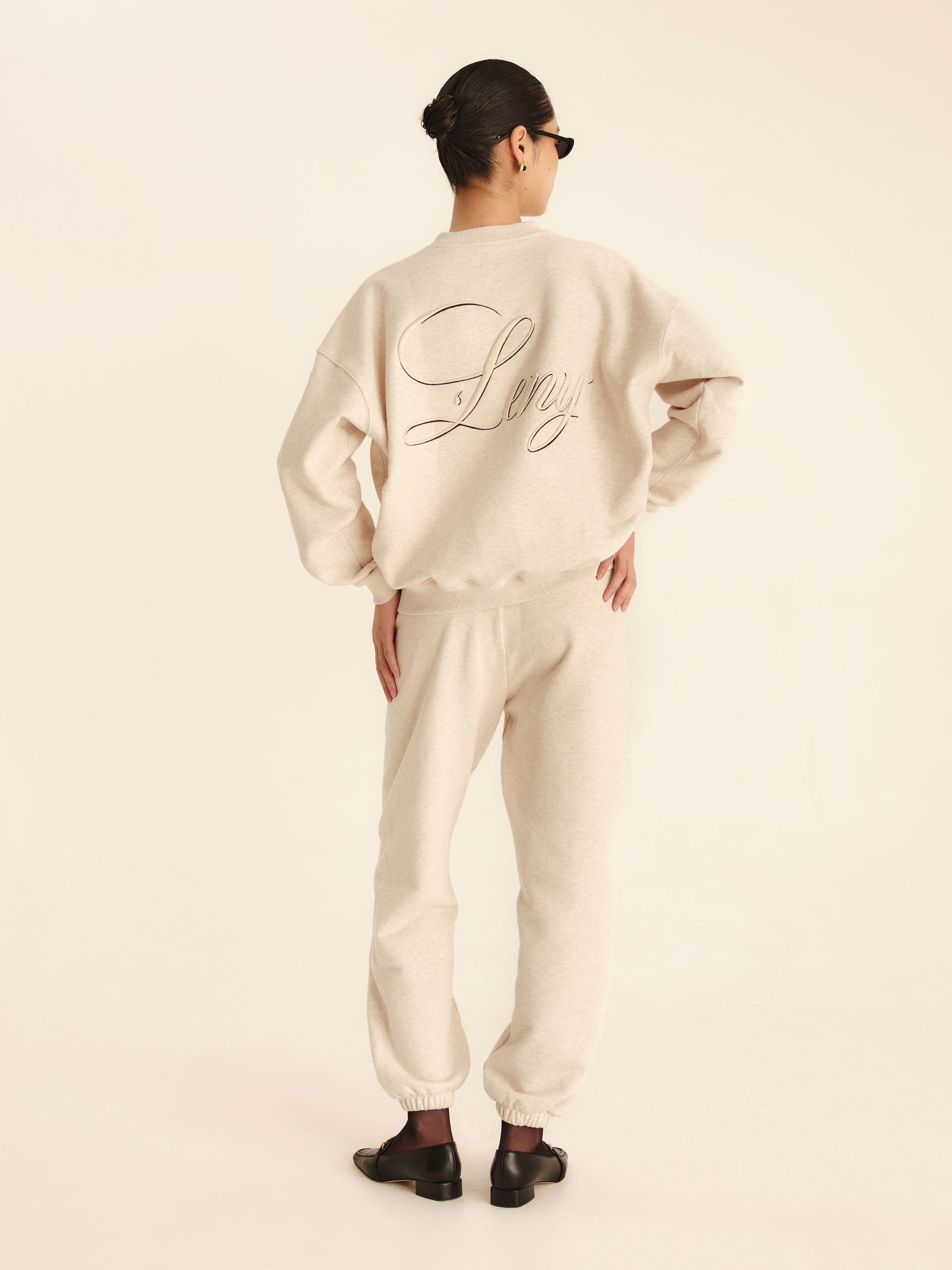 Twenty-Four Seven Sweatpants - Beige Melange – LENY