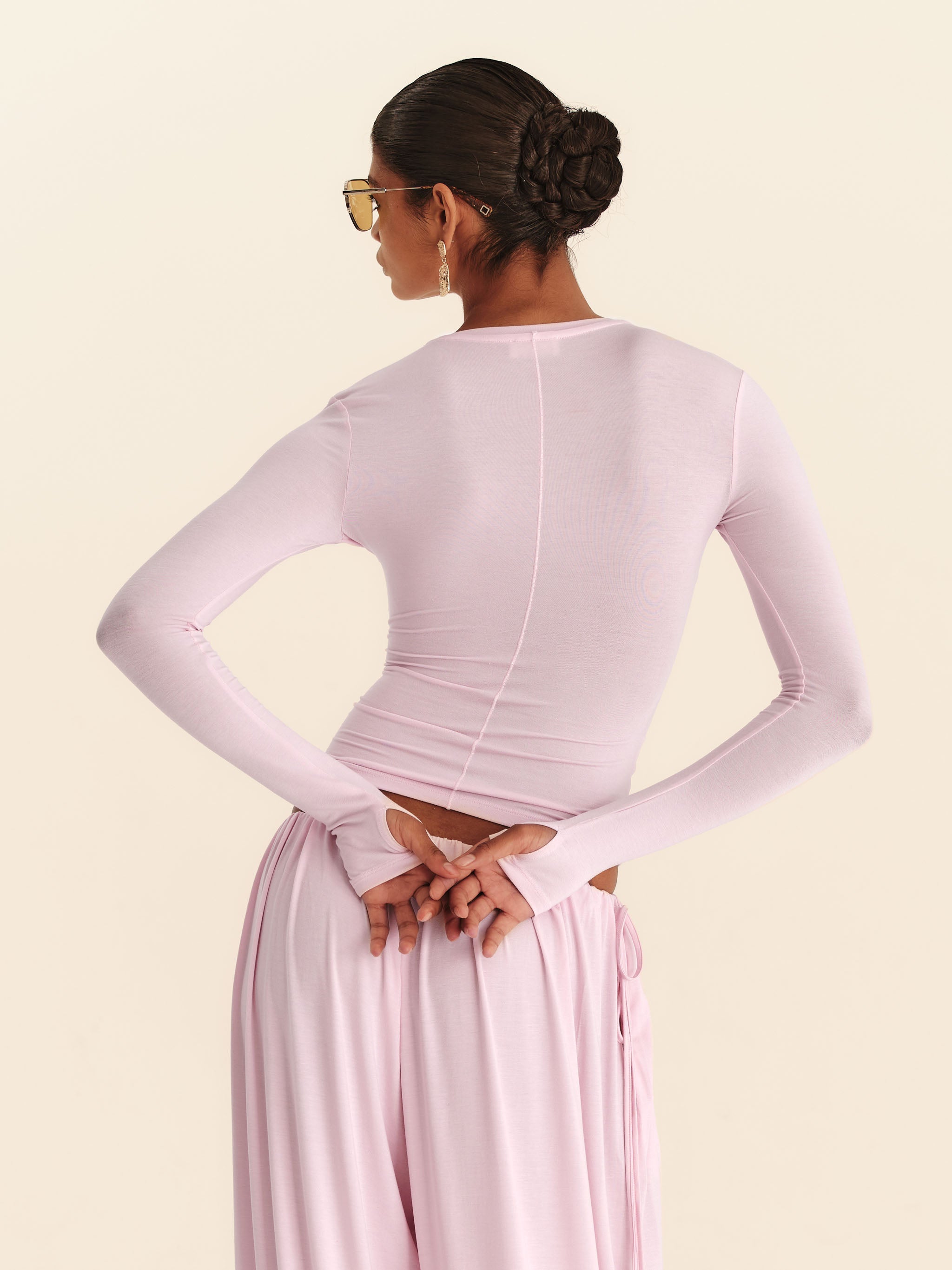 Vesper Longsleeve Top - Blossom